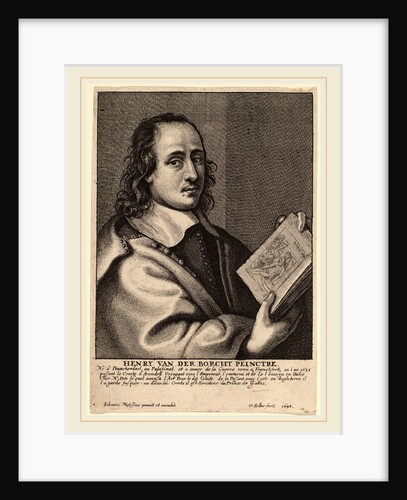 Henry van der Borcht, Painter, 1648 by Wenceslaus Hollar