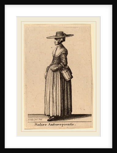 Mulier Antuerpiensis, 1643 by Wenceslaus Hollar