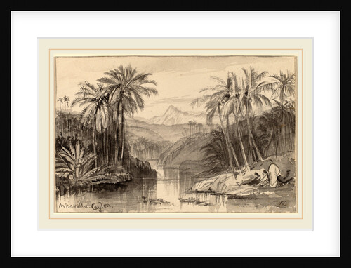 Avisavella, Ceylon by Edward Lear