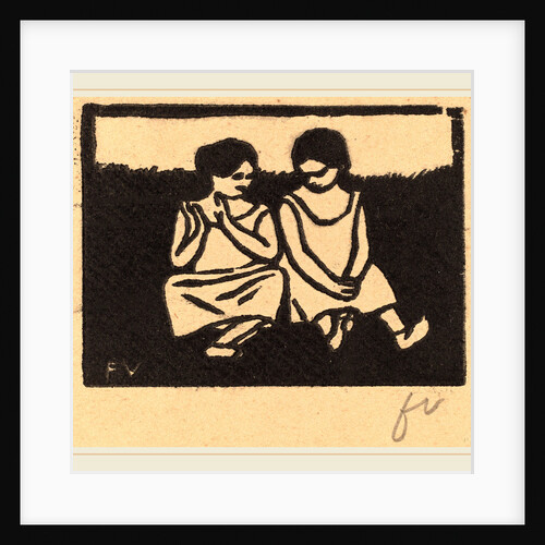 Two Girls in Chemises by Félix Vallotton