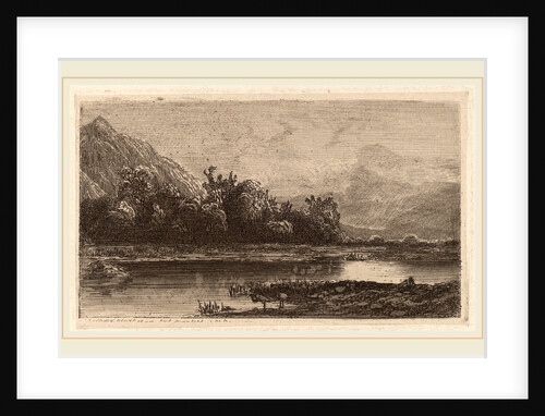 Mountain Lake by Alexandre Calame