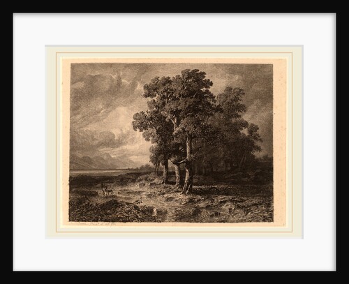 Trees in a Storm by Alexandre Calame