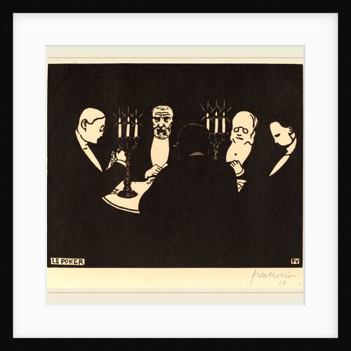 Le Poker by Félix Vallotton