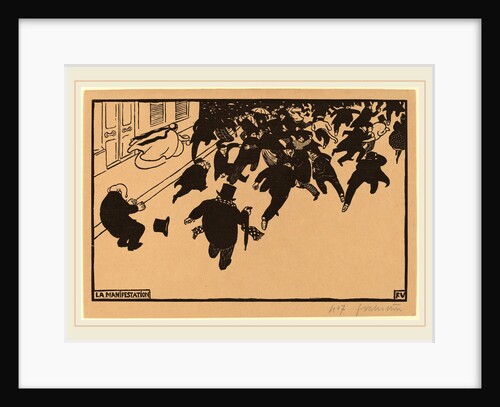 La Manifestation by Félix Vallotton