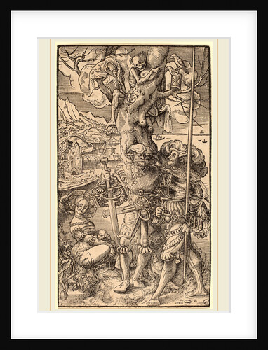 Two Mercenaries and a Woman, Swiss-1529, 1524 by Urs Graf I