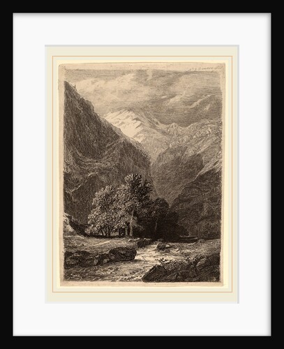 Mountainous Landscape, 1838 by Anonymous