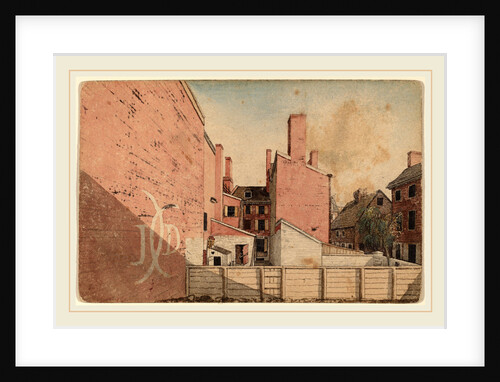 A View from an East Window in the Old Sugar House, No.3 Norris' Alley, Philadelphia, 1811 by Anonymous