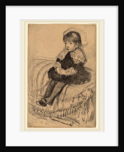 Child Seated on a Sofa by Mary Cassatt