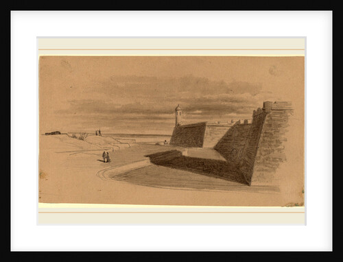 Moat at Fort Marion, Florida by James Wells Champney
