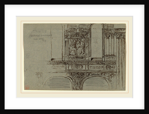 Trinity Church, Boston-Mural Study by John La Farge