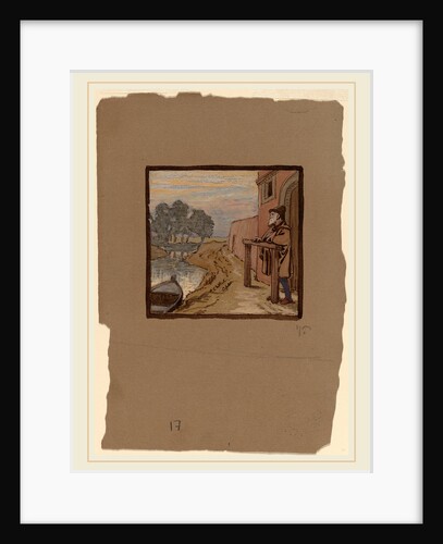 Old Man by a River by Elihu Vedder