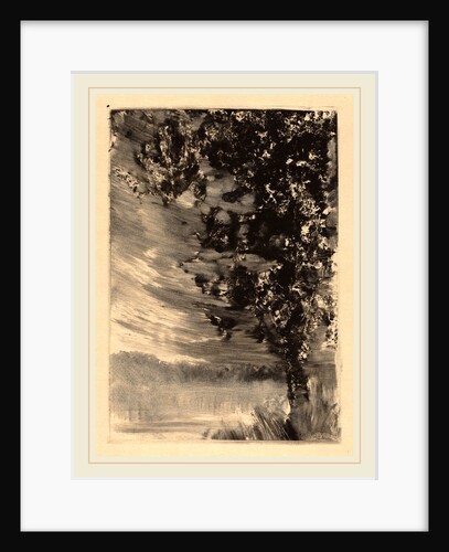Moonlit Landscape with Tree at the Right by William Fowler Hopson