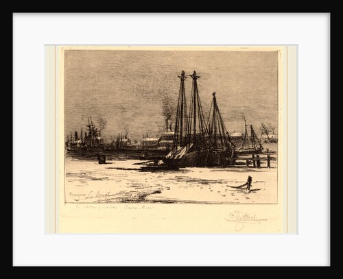 Winter Quarters-Cape Ann by Prosper Louis Senat