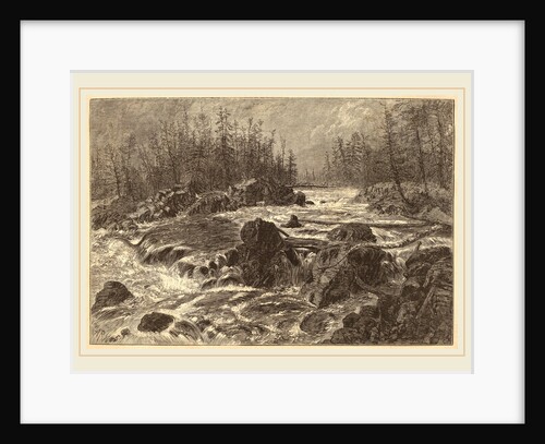 Dalles of the St. Louis by Alfred R. Waud