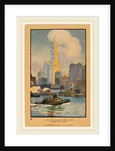 The Woolworth Building from the Ferry by Rachael Robinson Elmer