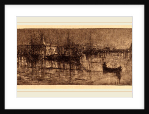 A Wet Evening in Venice by Otto Henry Bacher