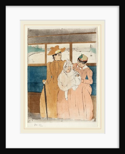 In the Omnibus by Mary Cassatt