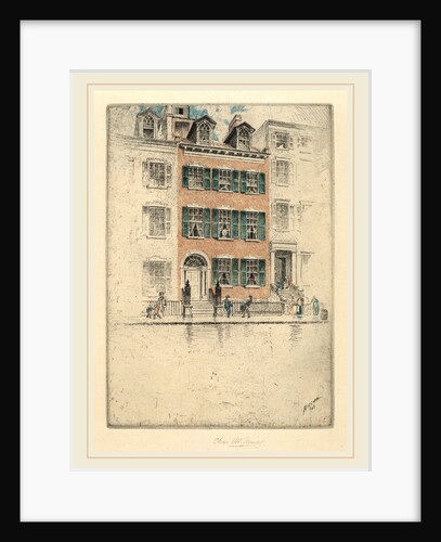 Ericsson's House, Beach Street by Charles Frederick William Mielatz