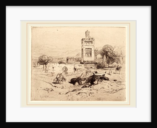 Ruins of a Mosque, Tlemciem, Algeria by Samuel Colman
