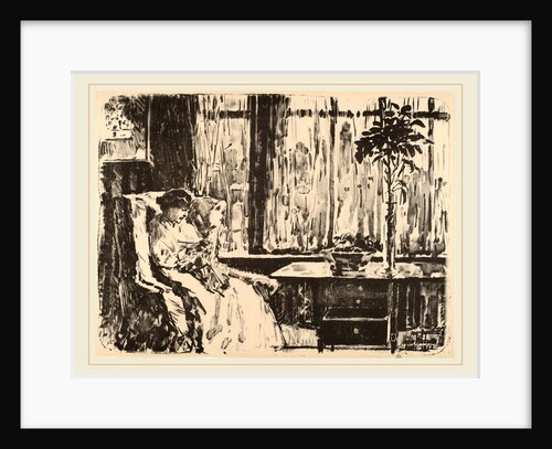 The Broad Curtain by Childe Hassam