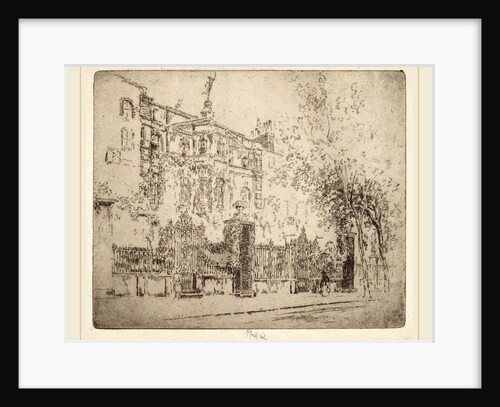 Rossetti's House by Joseph Pennell