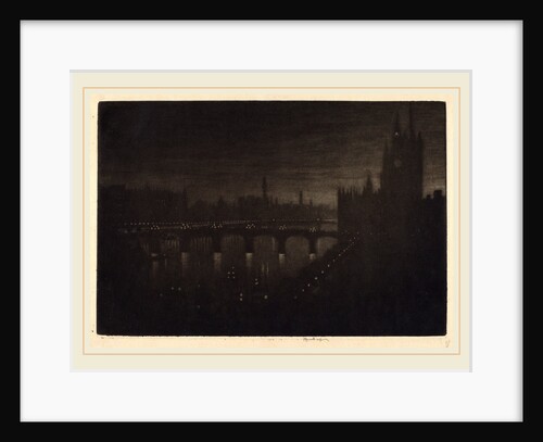 Westminster, Evening by Joseph Pennell