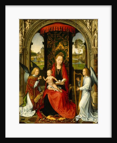 Madonna and Child with Angels, Netherlandish by Hans Memling