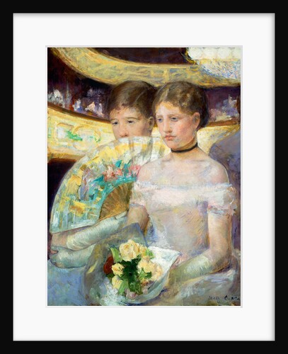 The Loge, 1882 by Mary Cassatt