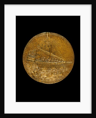 Galley and Small Boat reverse by Leone Leoni