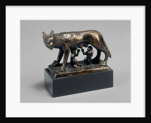 Romulus and Remus Suckled by a She-wolf, 15th century by Anonymous