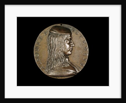 Alfonso I d'Este, 3rd Duke of Ferrara, Modena and Reggio 1505 obverse by Niccolò Fiorentino