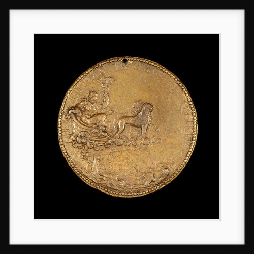 Cybele in a Car Drawn by Lions reverse by Pier Paolo Galeotti