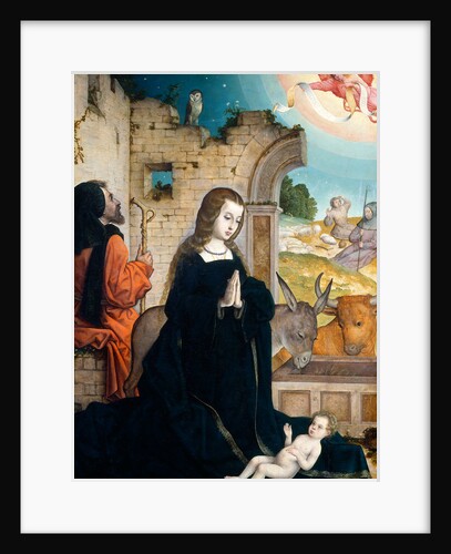 The Nativity, Hispano-Flemish by Juan de Flandes