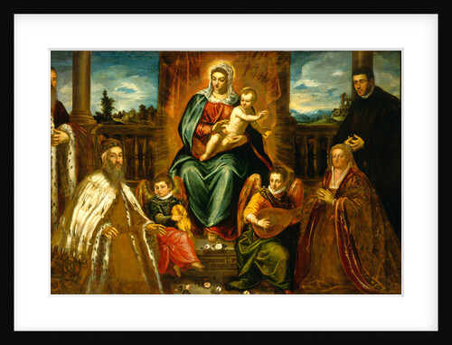 Doge Alvise Mocenigo and Family before the Madonna and Child by Jacopo Tintoretto