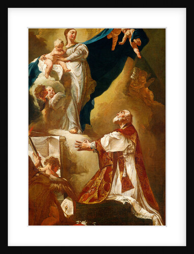 Madonna and Child Appearing to Saint Philip Neri, probably 1725 or after by Giovanni Battista Piazzetta