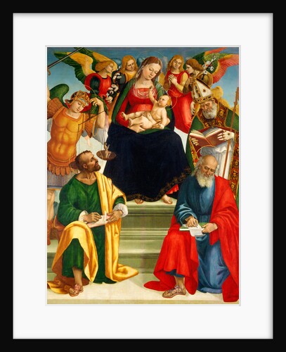 Madonna and Child with Saints and Angels by Luca Signorelli
