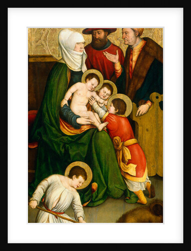 Saint Mary Cleophas and Her Family, German-1528 by Bernhard Strigel