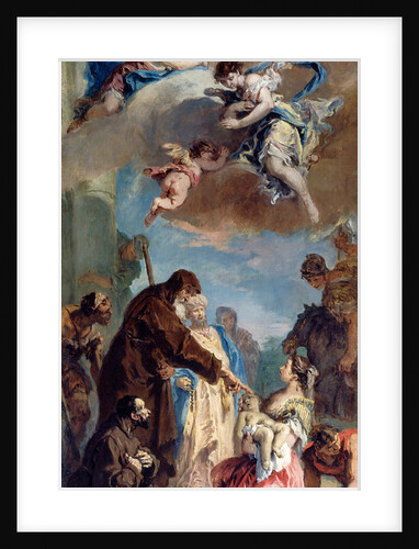 A Miracle of Saint Francis of Paola by Sebastiano Ricci