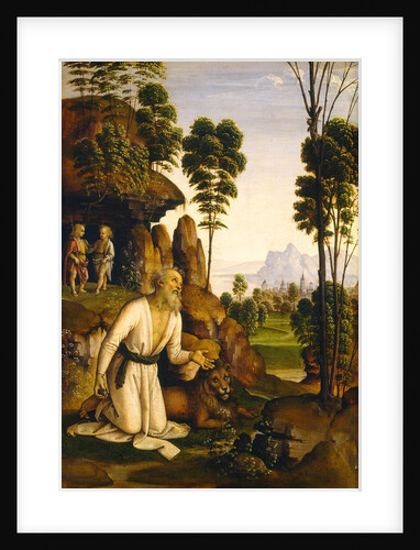 Saint Jerome in the Wilderness by Follower of Pietro Perugino