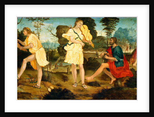 Apollo and Marsyas by Michelangelo Anselmi