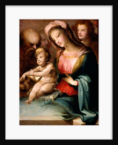 The Holy Family with Angels by Domenico Beccafumi