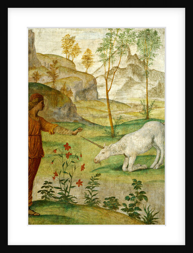 Procris and the Unicorn by Bernardino Luini
