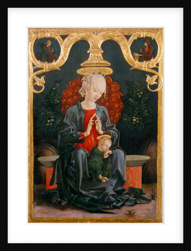 Madonna and Child in a Garden by Cosmè Tura
