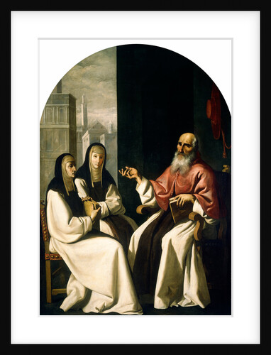 Saint Jerome with Saint Paula and Saint Eustochium by Francisco de Zurbarán and Workshop