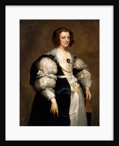 Lady with a Fan, c. 1628 by Sir Anthony van Dyck