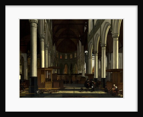 Dutch, The Interior of the Oude Kerk, Amsterdam, c. 1660 by Emanuel de Witte