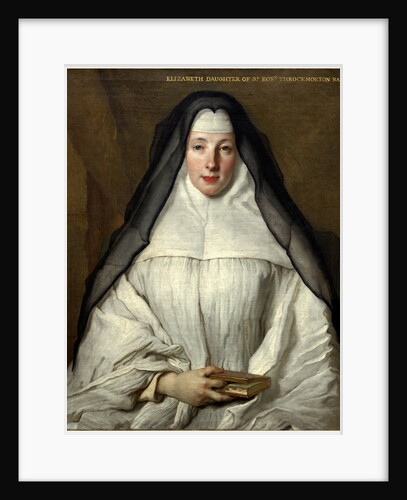 Elizabeth Throckmorton, Canoness of the Order of the Dames Augustines Anglaises, 1729 by Nicolas de Largillierre