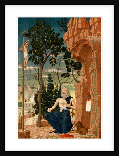 Saint Jerome in the Wilderness, c. 1475 by Follower of Andrea Mantegna