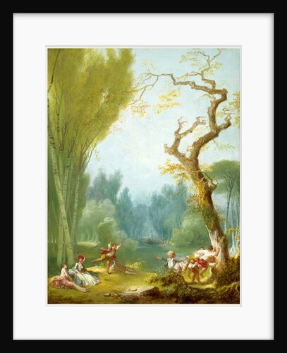 A Game of Horse and Rider by Jean-Honoré Fragonard