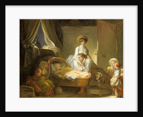 The Visit to the Nursery, c. 1775 by Jean-Honoré Fragonard